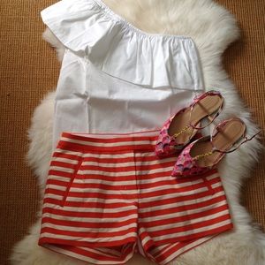 JCREW STRIPE SHORTS🌸